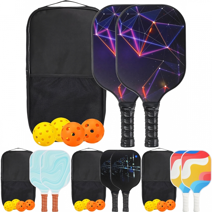 Glass Fiber Pickle ball Paddle Set