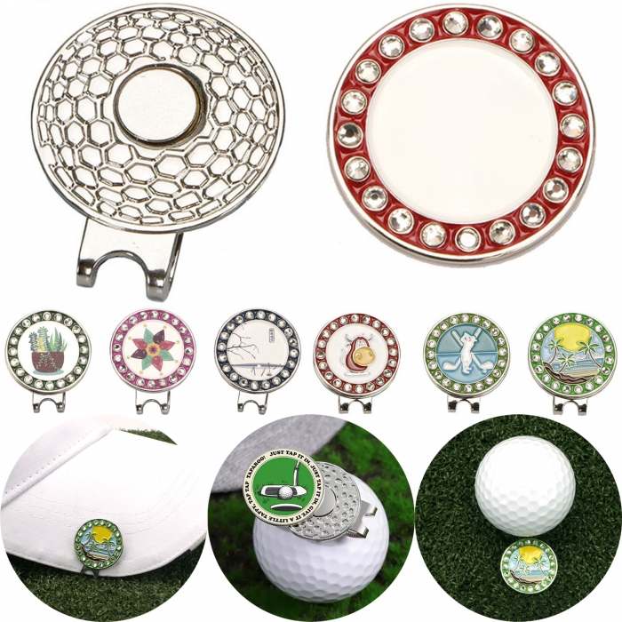 Custom Golf Ball Marker w/Hat Clip