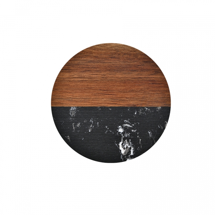 Bamboo/Marble Circular Coaster
