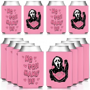 Halloween Can Cooler Full Color Imprint