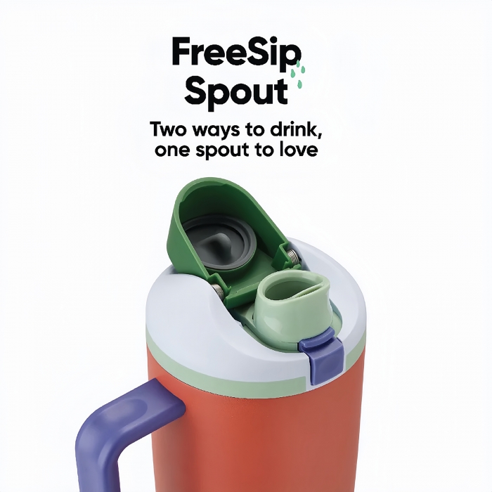 40 oz Stainless Steel Insulation Tumbler W/Handle