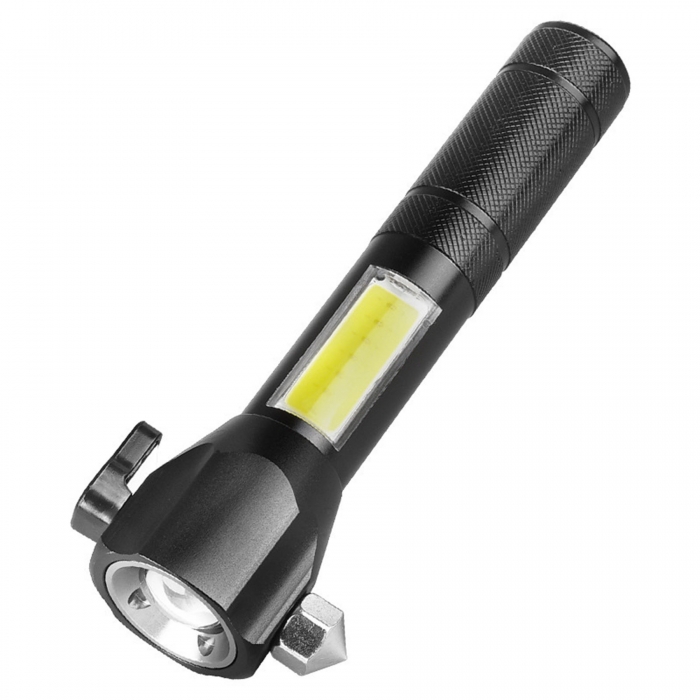 Multifunctional Light Flashlight Safety Hammer