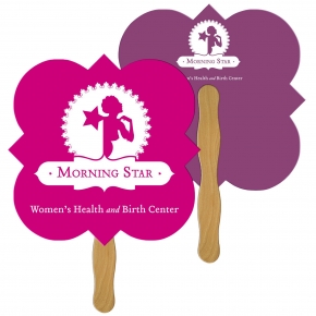 Customized Shape Hand Fan Full Color (2 Sides)