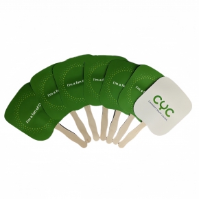 Wood Handle Hand Paper Fan