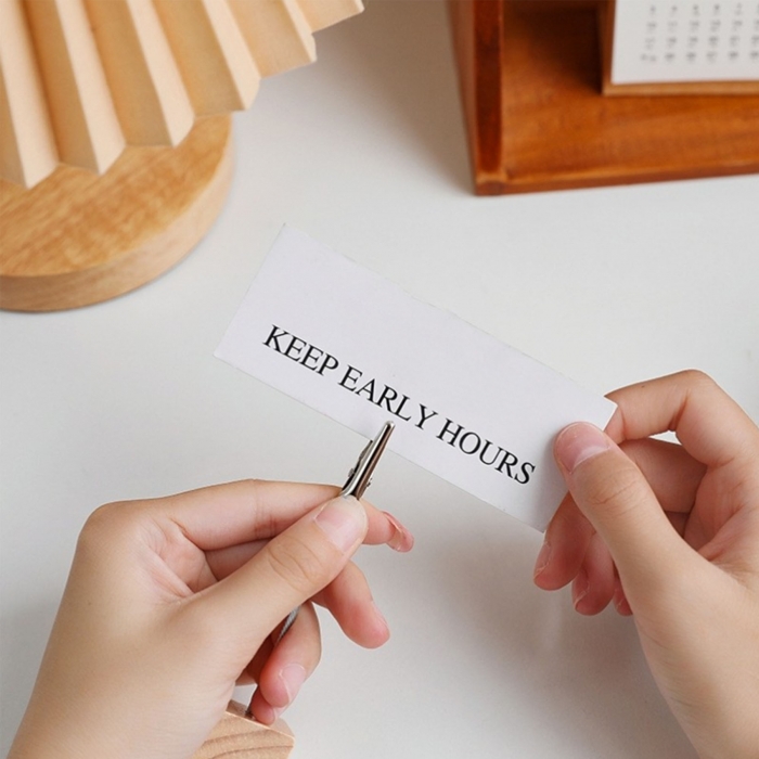 Desktop Wooden Cube Memo Holder