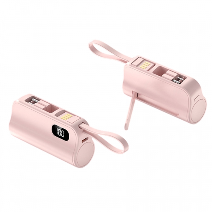 Power Bank w/Built-in Cable