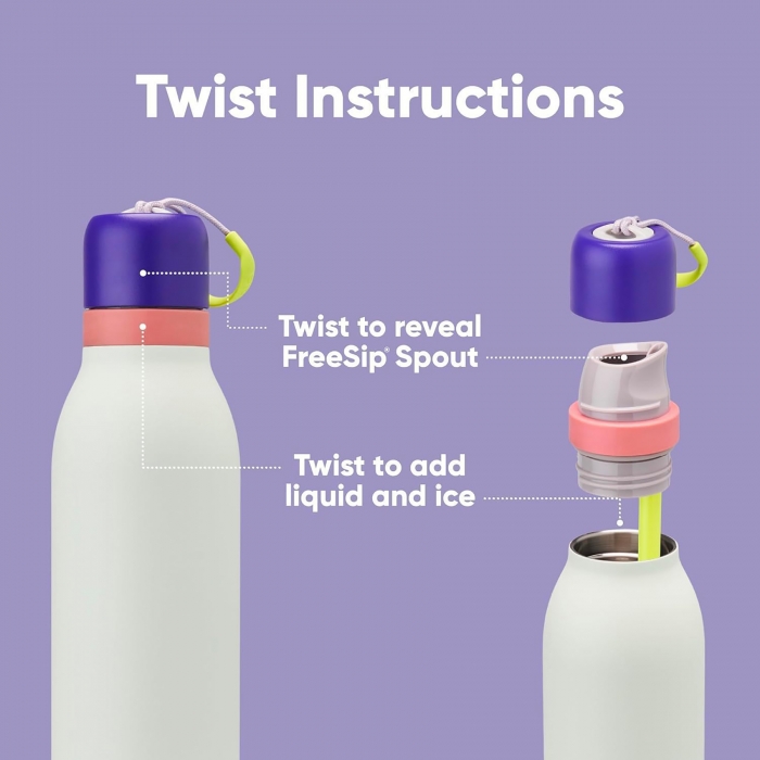 Insulated Stainless Steel Bottle W/Handle