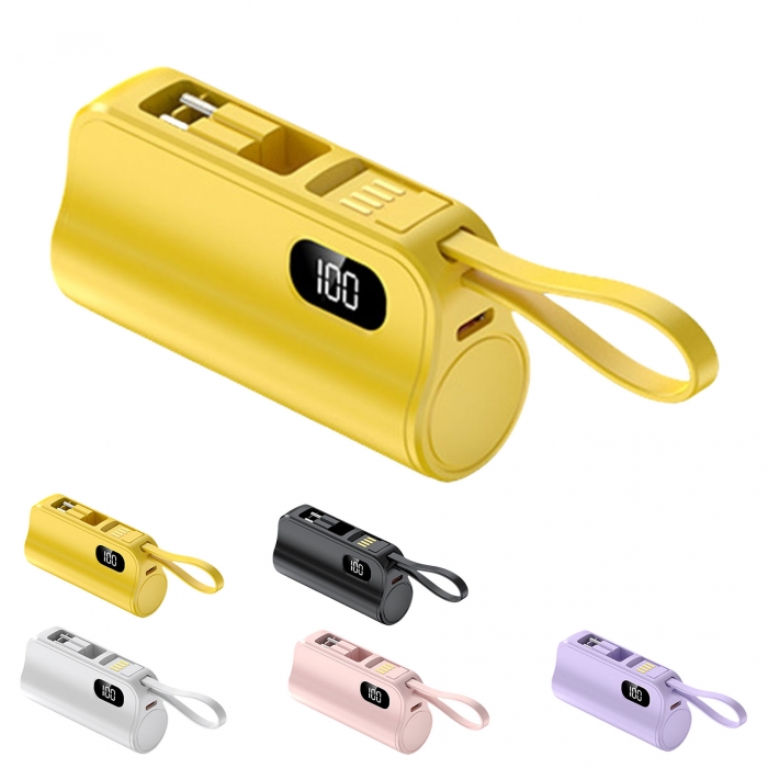 Power Bank w/Built-in Cable
