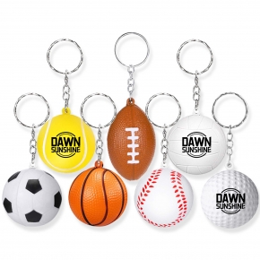 Stress Sport Ball Keychain