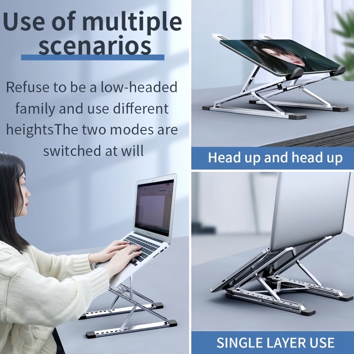 Aluminum Alloy laptop Holder Ergonomic Computer Tablet Stand