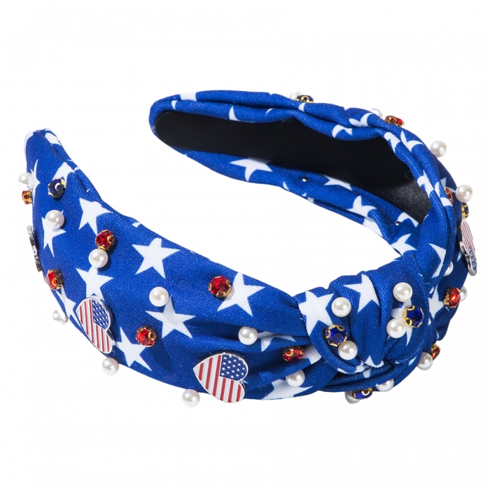 American Knotted Jeweled Headbands