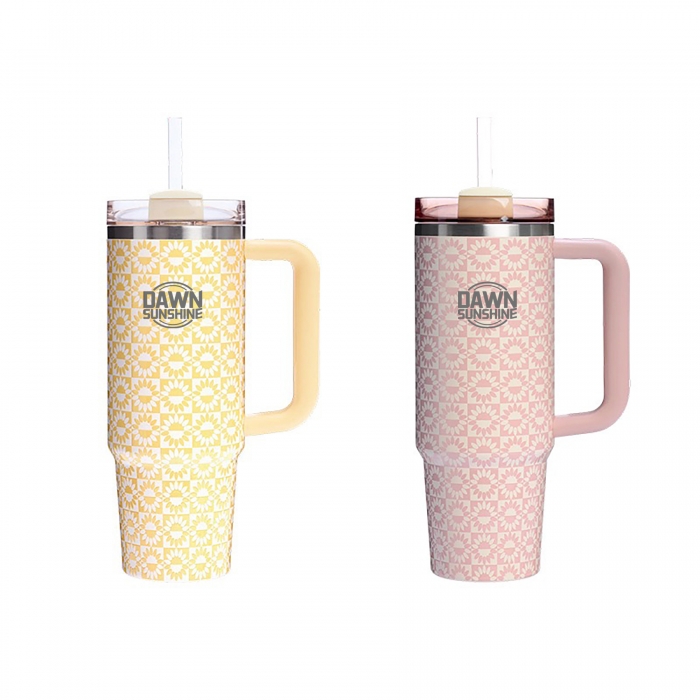40 oz Vacuum Insulated Travel Mug W/Handle