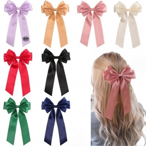 Large Satin Cloth Hair Bow