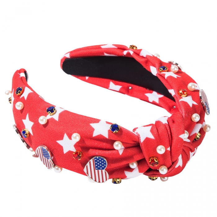 American Knotted Jeweled Headbands