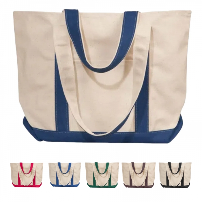 Custom Large Canvas Bag Shopping Cotton Bags Canvas Tote Bags with Zipper
