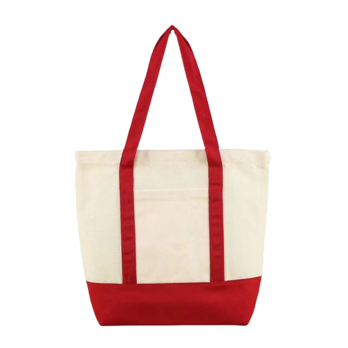 Canvas Zippered Tote