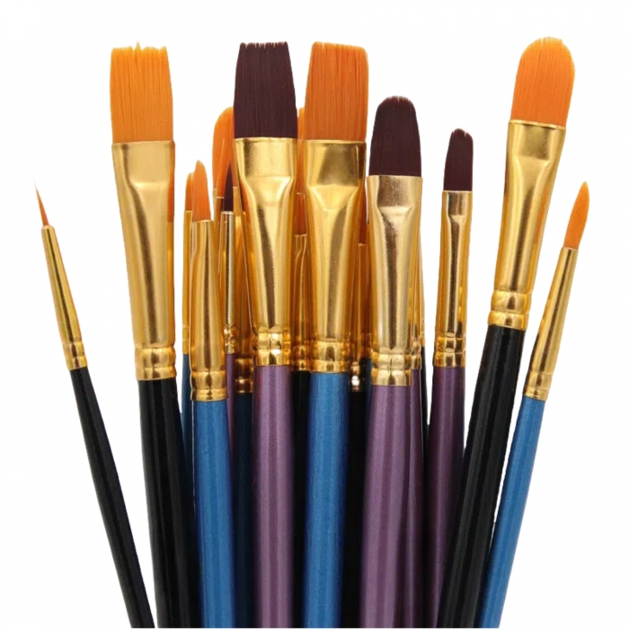 10 Pes Paint Brush Set