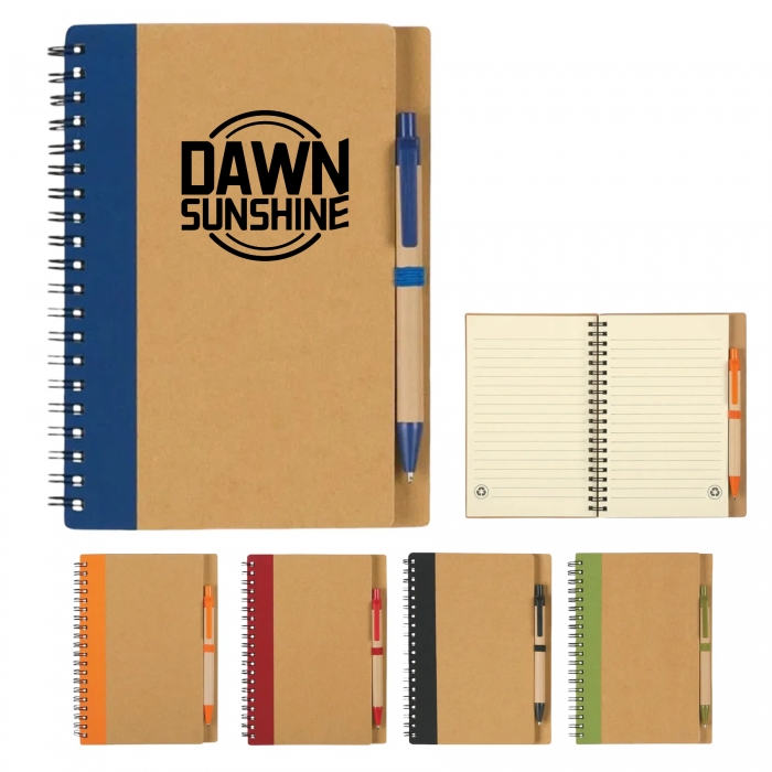 Eco Kraft Spiral Notebook