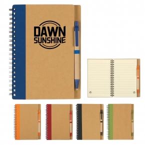 Eco Kraft Spiral Notebook