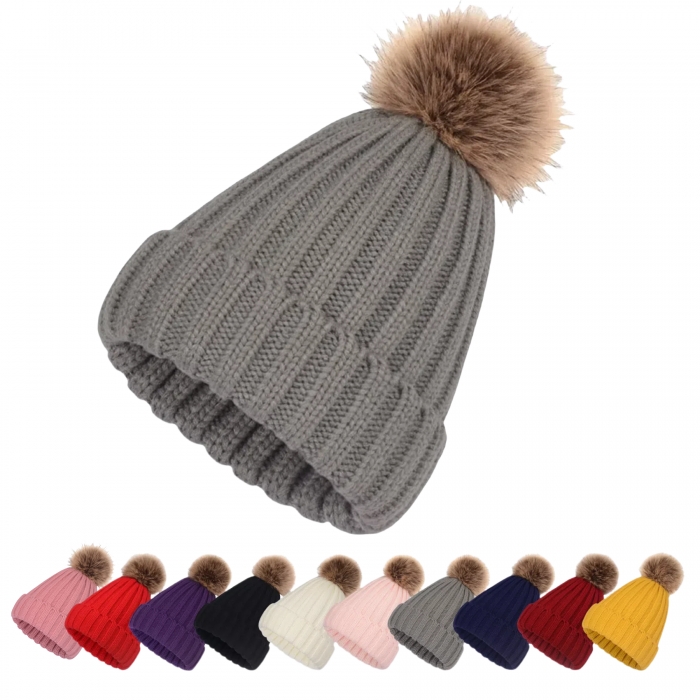 Winter Knitted Beanie Hat