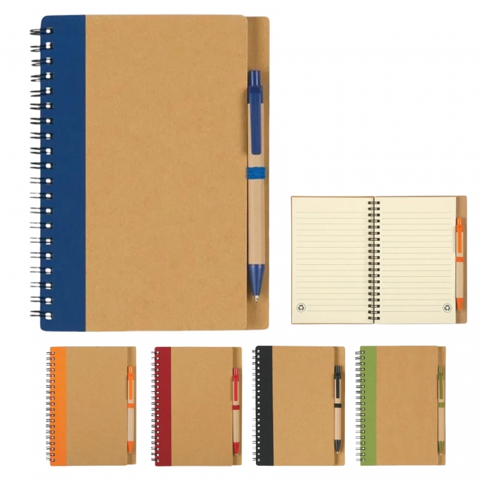 Eco Kraft Spiral Notebook