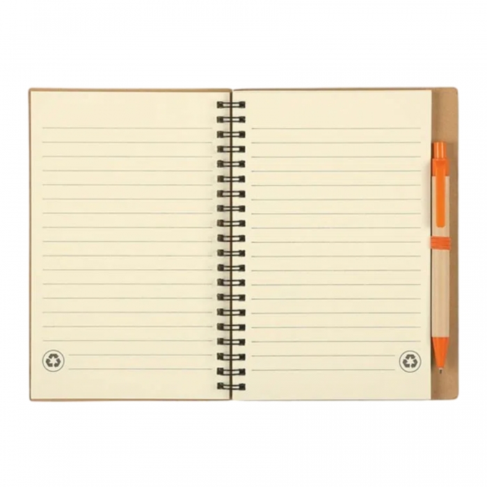 Eco Kraft Spiral Notebook