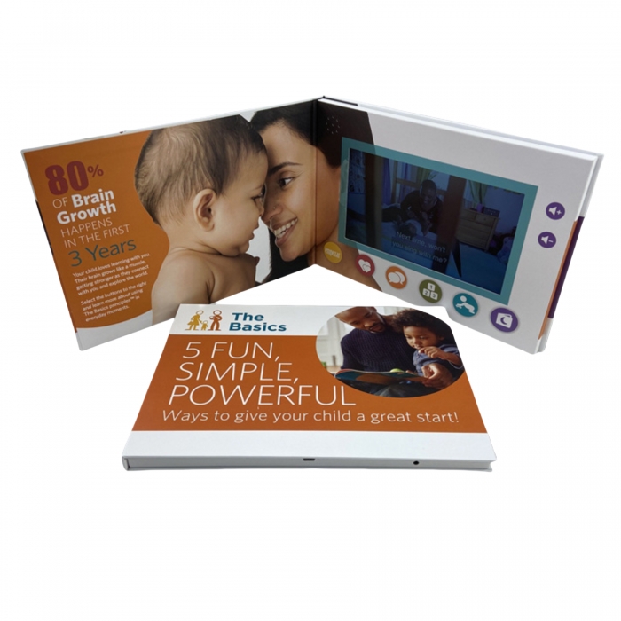 LCD Video Bi-fold Brochure