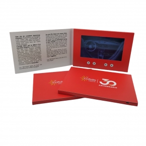LCD Video Bi-fold Brochure