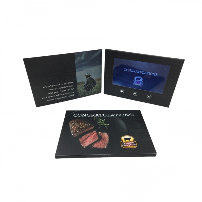 LCD Video Bi-fold Brochure